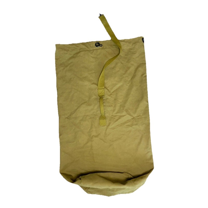 Military duffle bag olive drab canvas. Aprx: 45"x 28" inches. 100% Cotton