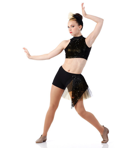 Group Lot of 10 Adult Sizes 6 AS, 3 AXL, 1 2XL Gold & Black Dance Costume NEW!