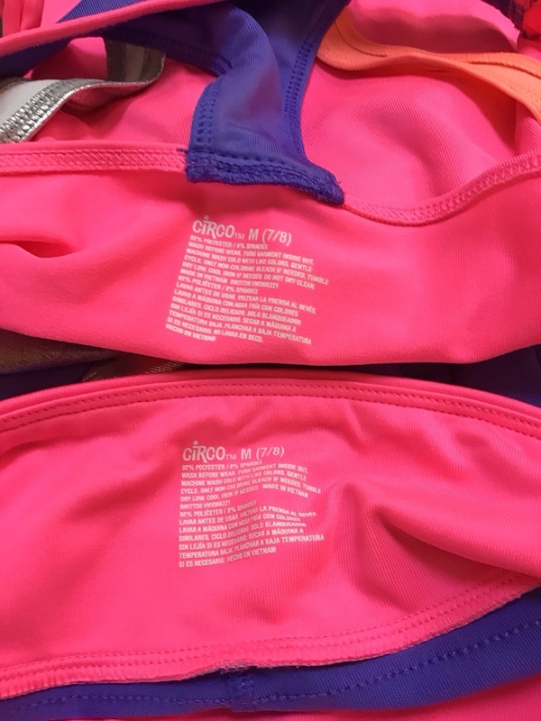 Justice Girls Danskin Circo Sz 7-8 Dance Gymnastics Cheer Wear Leotards Lot of 7 gallery