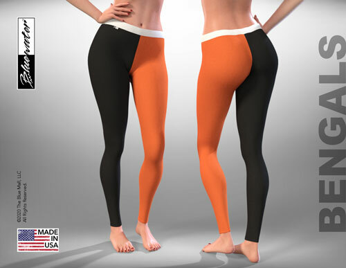 WOMEN STRETCHY LEGGINGS, BLACK & ORANGE ~ Workout,Yoga,Running,Fitness,Exercise