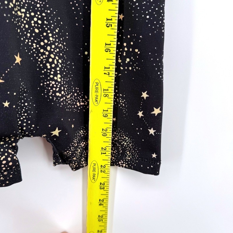 Unbranded Galaxy Print Biketard Girls Size 6 Black Star Celestial Gymnastics gallery