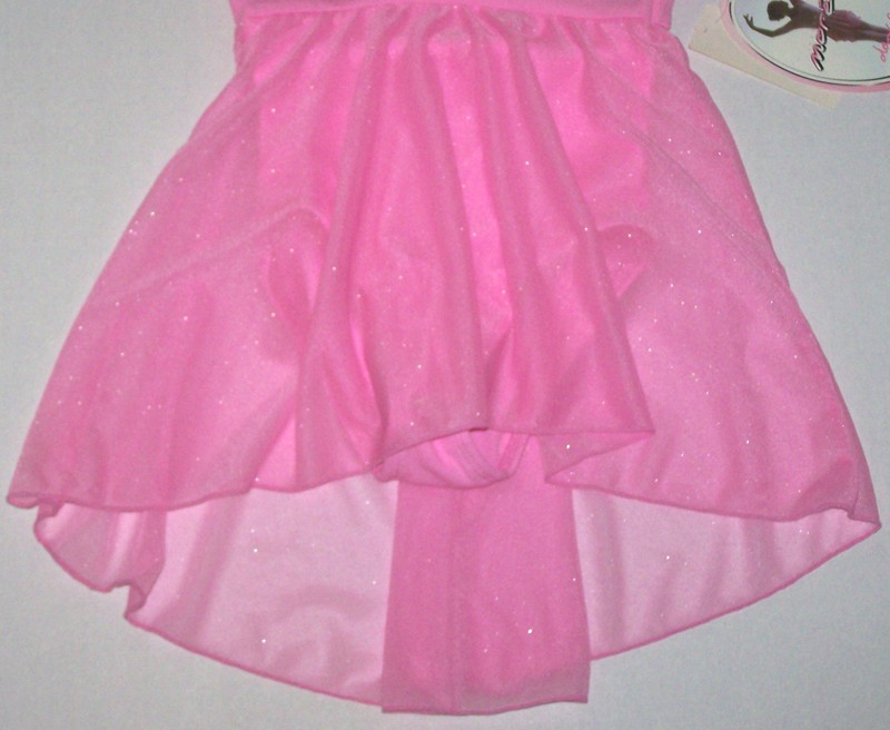 Moret Leotard Bodysuit Dress Skirt Skirtall Heart Shimmer Babydoll New Girl XS gallery