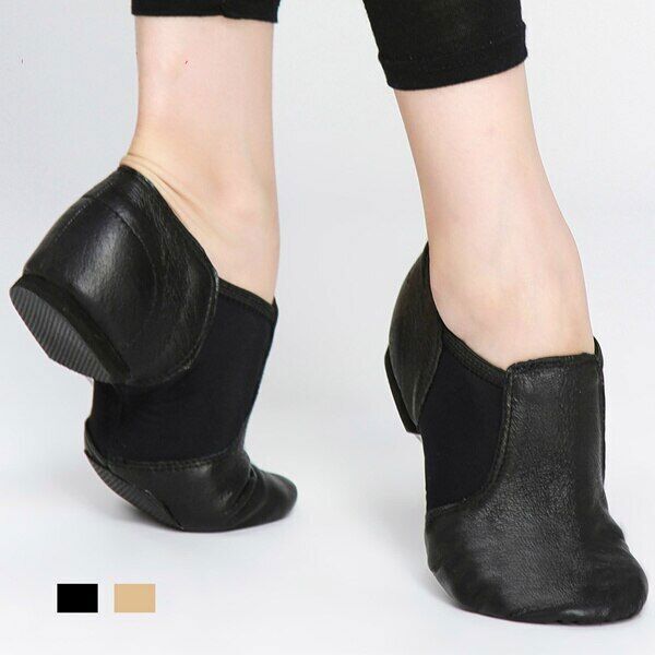 Genuine Leather Stretch Jazz Salsa Dance Shoes Latin Ballet Dance Sneakers