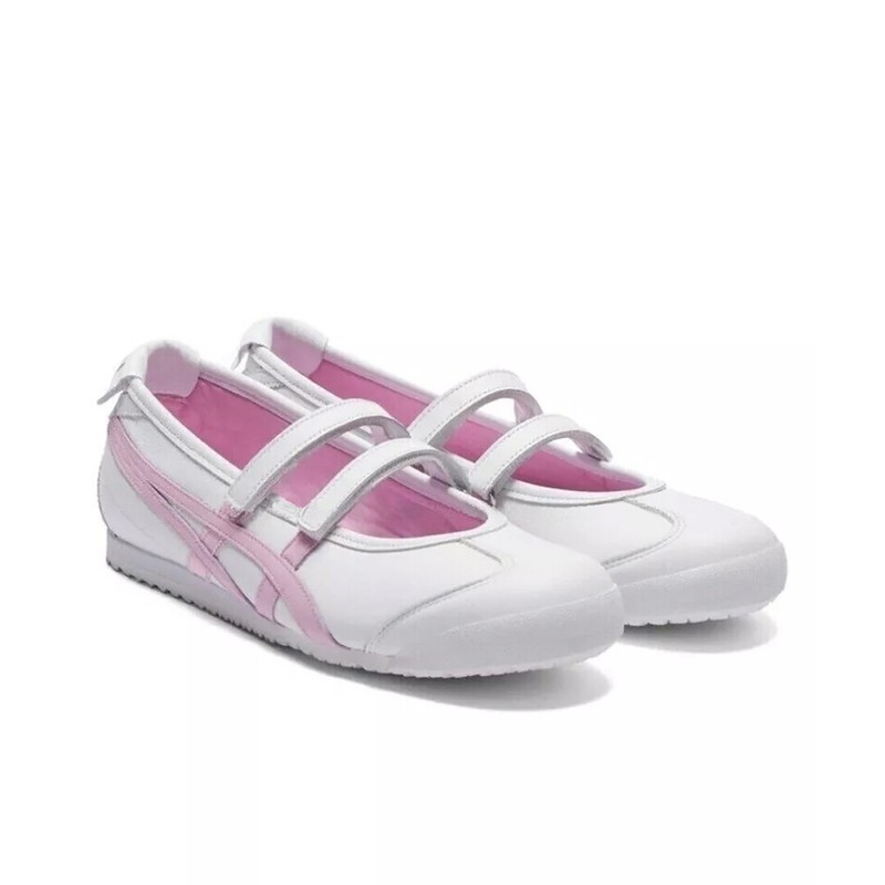 2025 Patou x Onitsuka Tiger Mexico 66 White/Pink Shoe Ballet Flats 1183C379-101 gallery