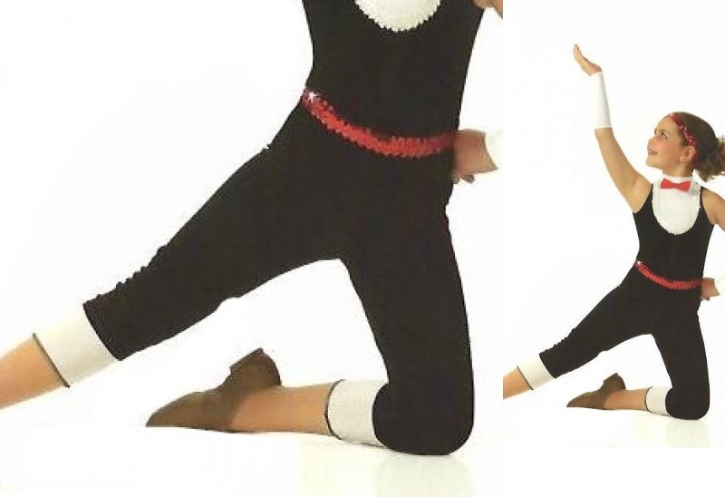 Music Music Music CAPRI PANTS ONLY Dance Costume Jazz & Tap Child CXS & 6X7 New