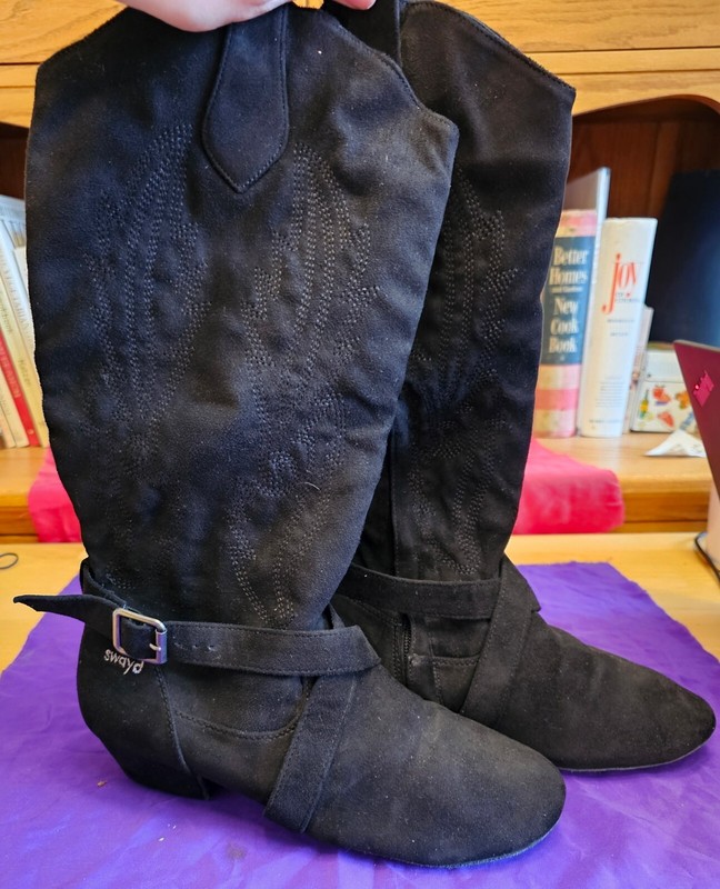SwayD Prescott Dance Boots Size 39 Black