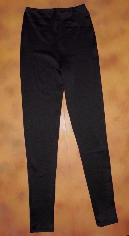 NWT Praise Wear Dance Black Leggings Skinny Leg Pants Ladies Small Adult 86364