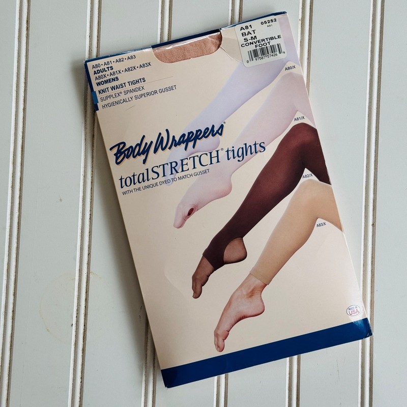 BodyWrappers Adult A31 Total Stretch Seamless Convertible Knit Waist Tights Tan