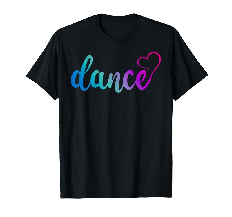 Cute Love Dance Stylish Dancer Lover Dancing T-Shirt Small, Black