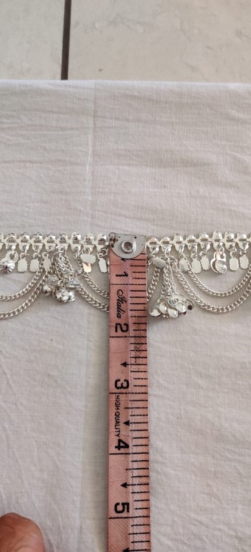 Tribal Kuchi Tribal Gypsy ATS Boho Fashion Belly Dance Jewelry Silver Chain Belt gallery