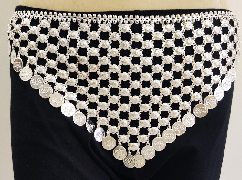 Jewelry Belly Dance Hip Gypsy Boho Tribal Kuchi Vintage Handcrafted Coins Belt