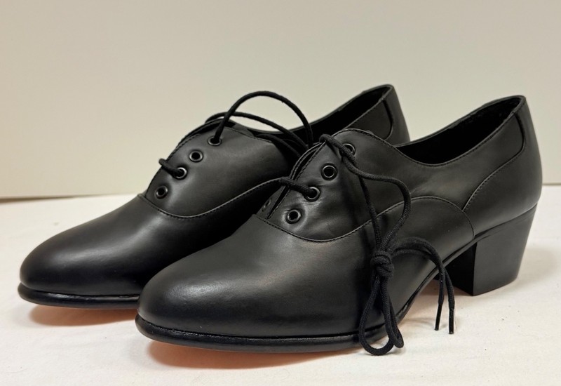 Women’s/Girls Capezio 1.25″ Heel KIRSEN Black all Leather Tap, Jazz Dance Shoe