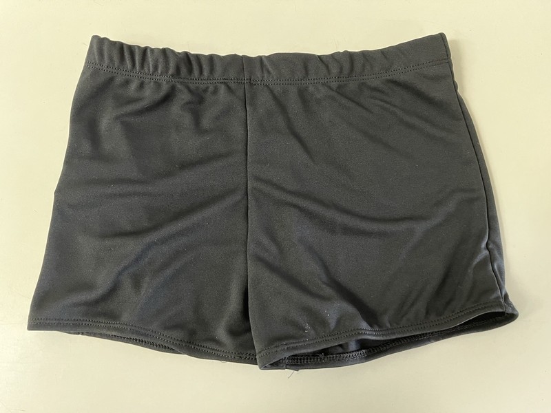 Pizzazz Brand Boys Cut Briefs Black Adult Large Cheer Dance New In Original Bag
