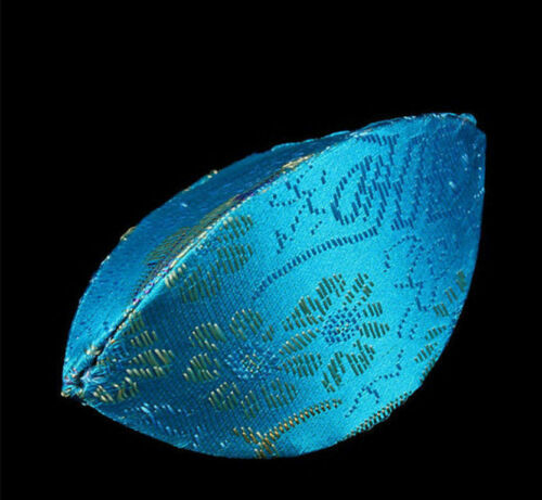 100P Chinese STYLE SILK FORTUNE COOKIE COIN PURSE Colorful Case Squeeze Ring Bag gallery