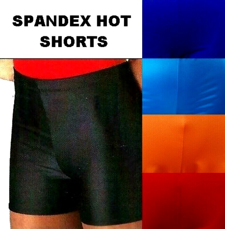 Spandex Hot Boy Playground Shorts TURQUOISE Child and Adult Dance Costume gallery