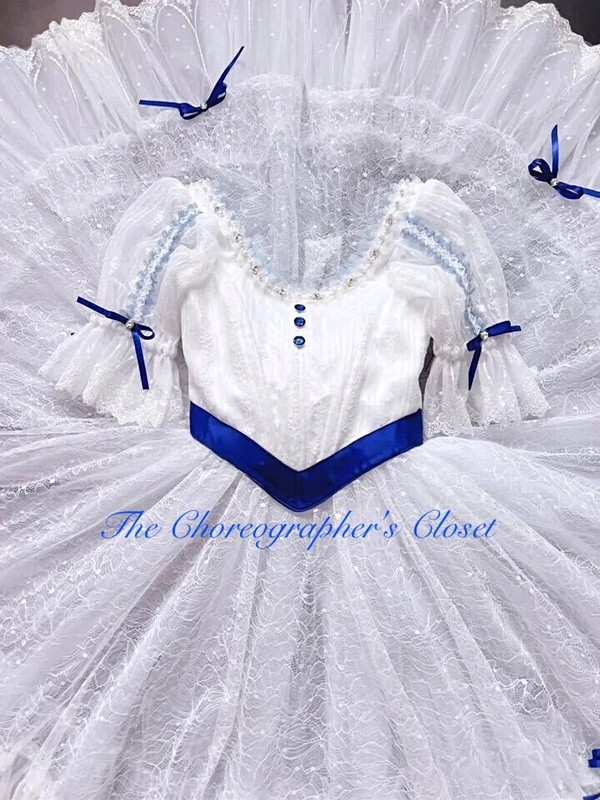 Professional Graduation Ball Clara White Ballet Nutcracker Dress Costume 10-12 L