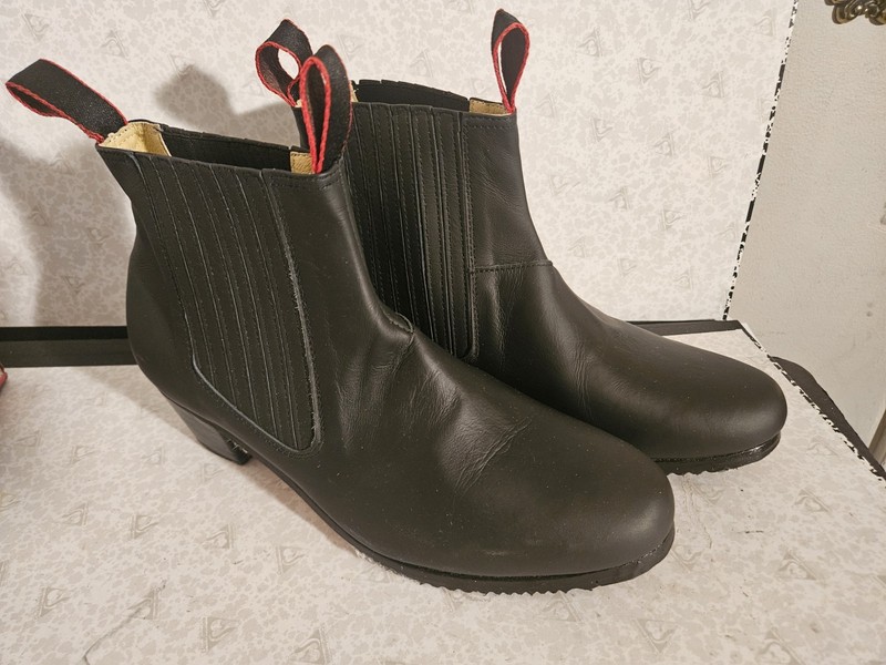 Manzano Leather Dance Mexico Ballet Folklorico Flamenco Boot Sz 23 US 6 Women