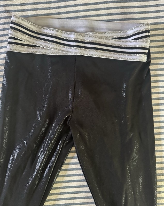 More Than magic Girls Small Seize 6 Gymnasts Glitter Black Pants gallery