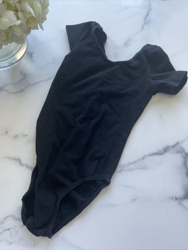 Girls black ballet leotard 85 Centimeters Gymnastics Bargains Deals Sales Buys