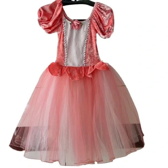 Wish Come True Princess Costume Pink Tulle Ballet Dance Ballerina Dress Up 11/12