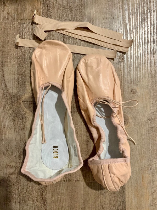 Pink Ballet Slippers – Bloch SO203L Adult Size 8.5A Brand New! glue on seams