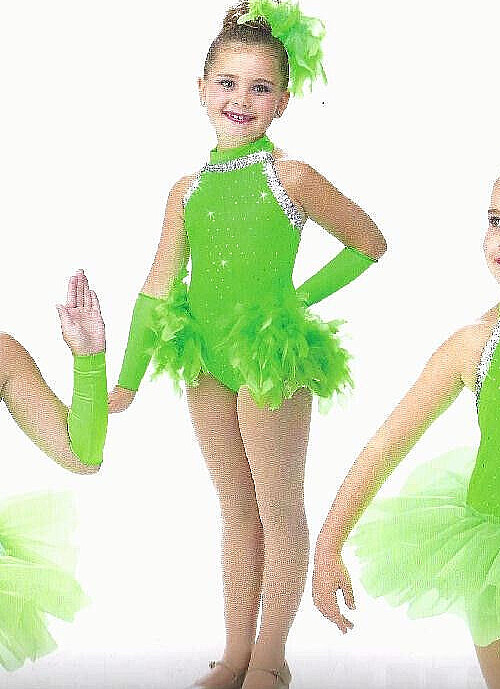 Leotard ONLY Adult 2XL, AXL, AL Lime Sherbet Dance Costume