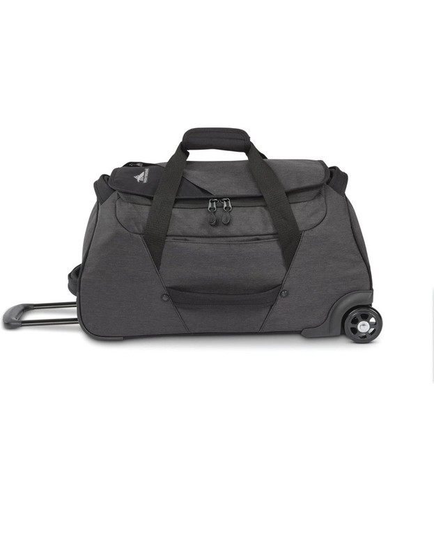 High Sierra 22 Inch Drop Bottom Wheeled Duffel Bag w/Handle, Mercury (Open Box) gallery