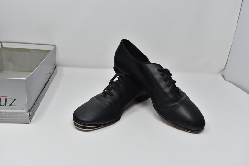 Danshuz 2713 Mens Tap Dance Shoes Black Leather Lace Up Size 10 M Tapper gallery