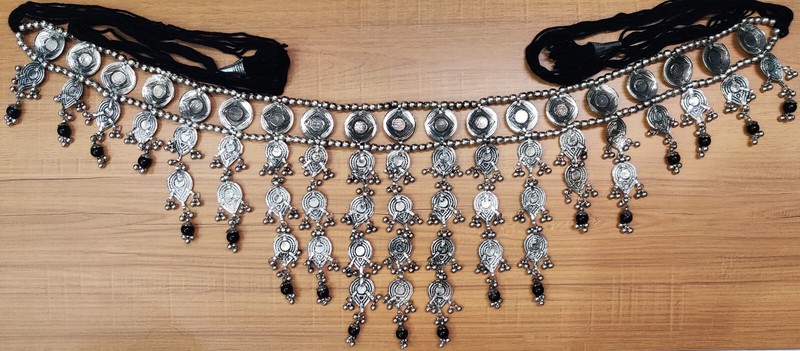 Tribal Fusion Belly Dance BELT Kuchi Gypsy Hippie Bohemian Skirt Costume Jewelry gallery