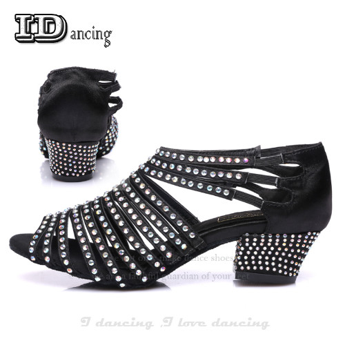 Square Dance Shoes Ballroom Shoes Latin Dance Shoes Rhinestone Slip on Soft gallery