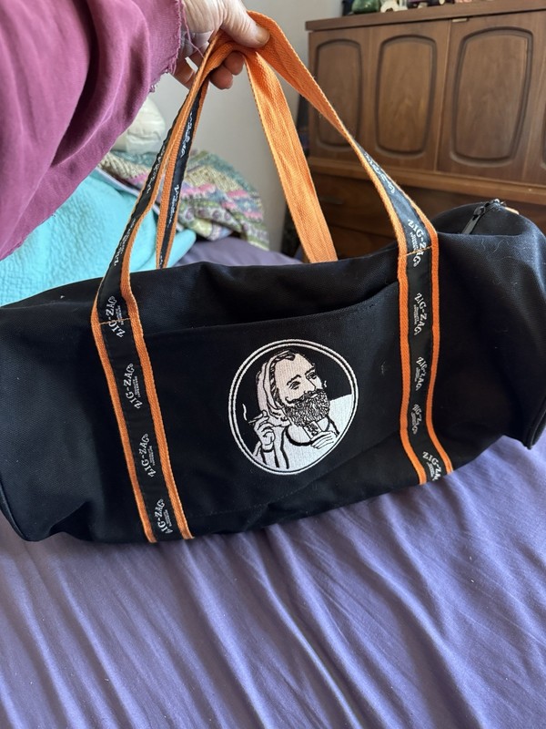 Zig Zag Duffle Bag 20” By 10”