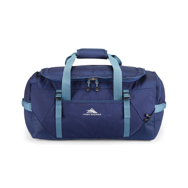 High Sierra Fairlead Zipper Closure Travel Duffel Backpack with Handle, Blue gallery