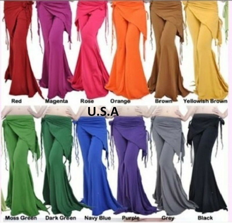 Belly Dance Tribal Melodia Yoga Pants Costume USA Quick Shipping ATS