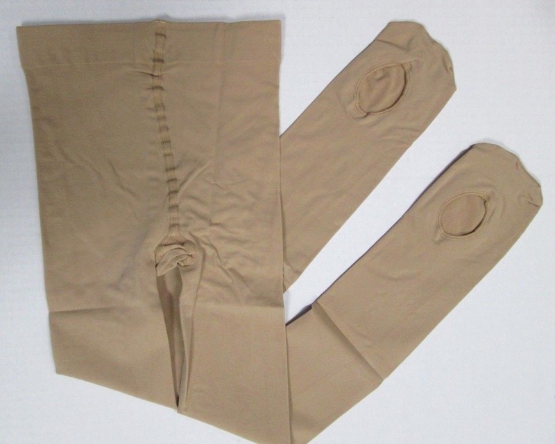 New Convertible Dance Tights Ballet Pink or Caramel Tan Nude SA MA LA XL Womens gallery