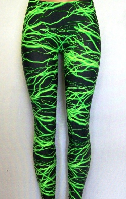 Child/Toddler LIGHTENING STORM LEGGINGS – 5 COLORS – DANCE, COSTUME, competition