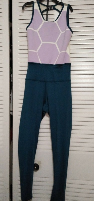 Tiger Friday Honey Unitard – Teal/Lavender Adult Size Small