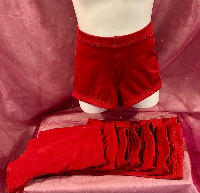Balera Red Dance Shorts – Various Sizes Available