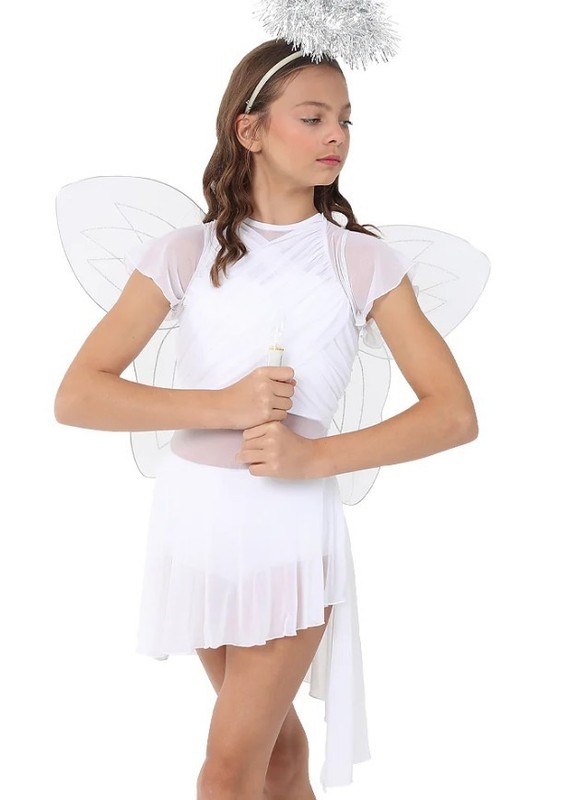 Alexandra Collection Youth Flutter Sleeve Skirted Leotard Lyrical Costume Size 8