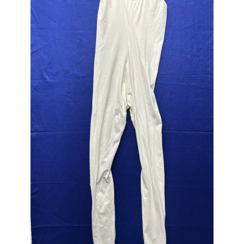 Girls Unbranded Rhinestone Embellished Dance Unitard XS White gallery