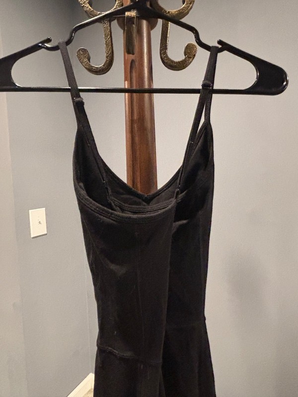 Black XS S old navy spaghetti-strap legging leotard athletic all seasons