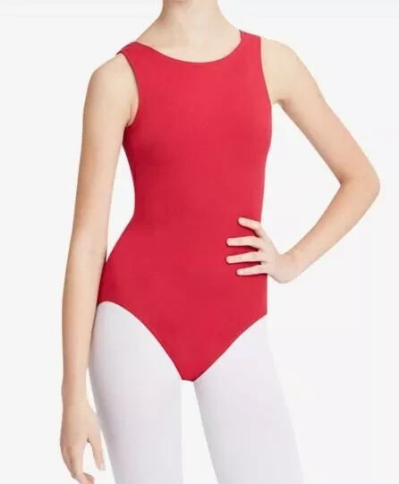 NWT Capezio #CC201 Red Garnet Adult Tank Leotard Small, Medium, and XLarge Avail