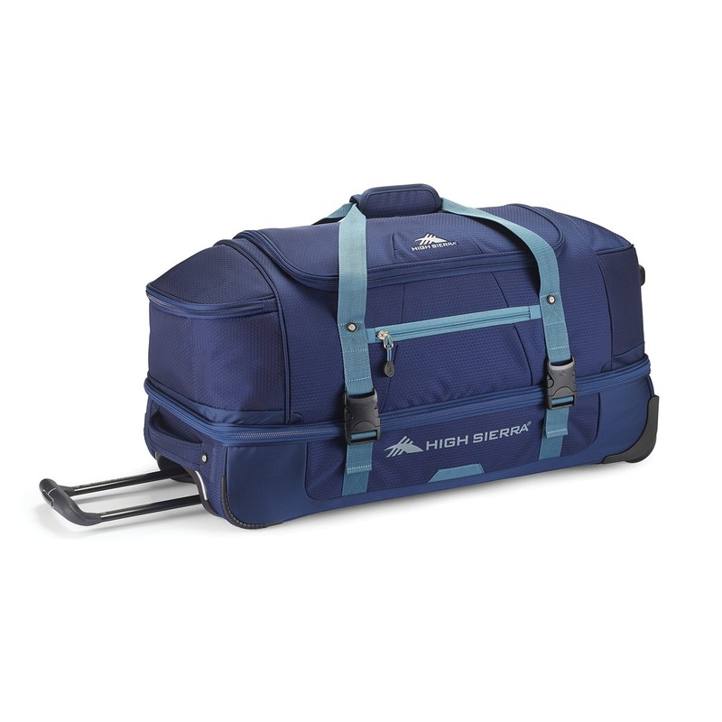 High Sierra Fairlead Portable 28 Inch Polyester Drop Bottom Wheeled Rolling D…