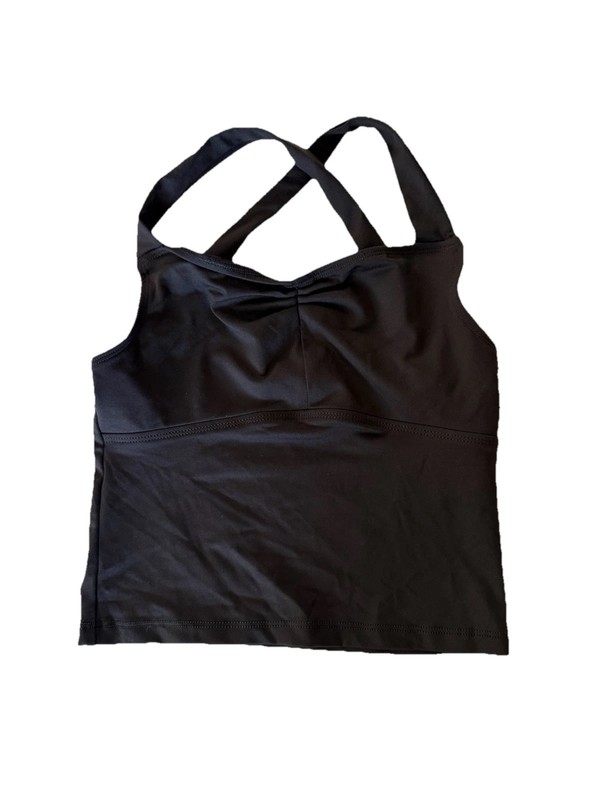 NEW KTRNA Katrina Activewear Dance Midriff Tank Top Youth / Girls SM Balletcore