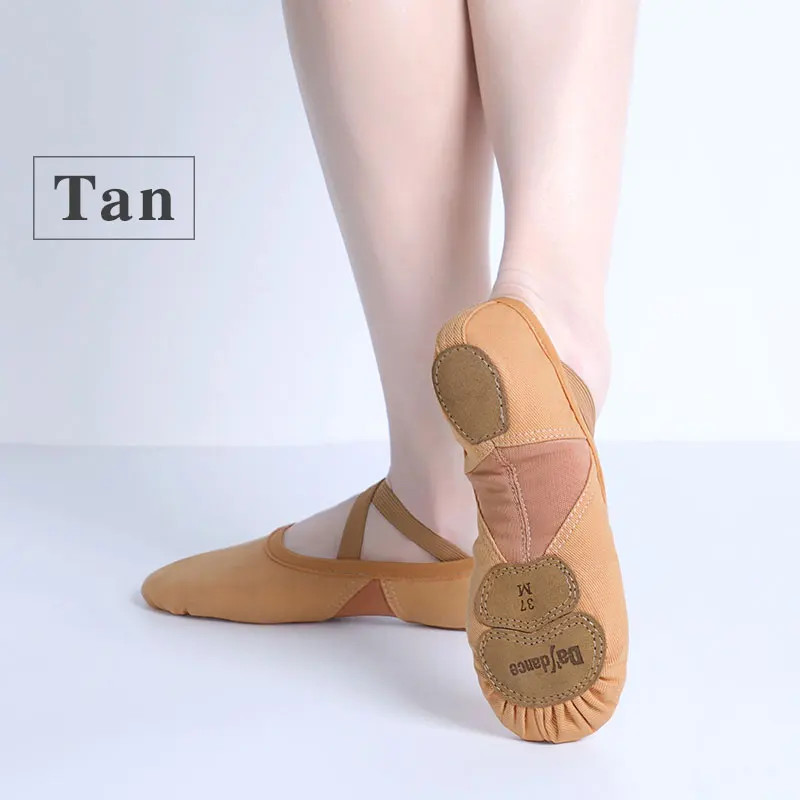 Professional Ballet Shoes Soft Three Split Sole Women Girls Ballerina Dance