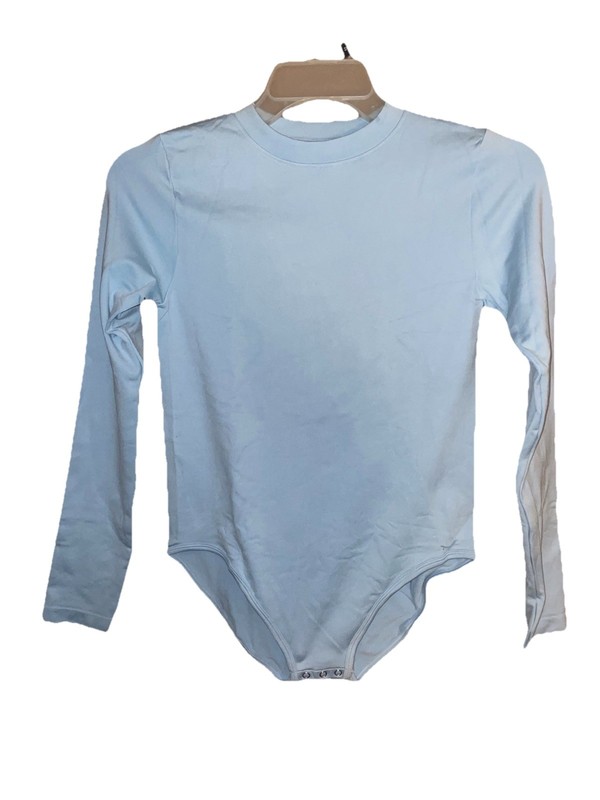 Women’s Light Blue Body Suit Leotard Size Large NEW