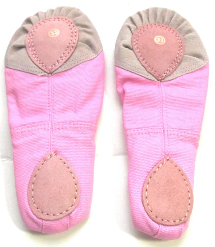 Keesky Canvas Ballet Shoes Slippers Split Sole Flats For Children & Adults