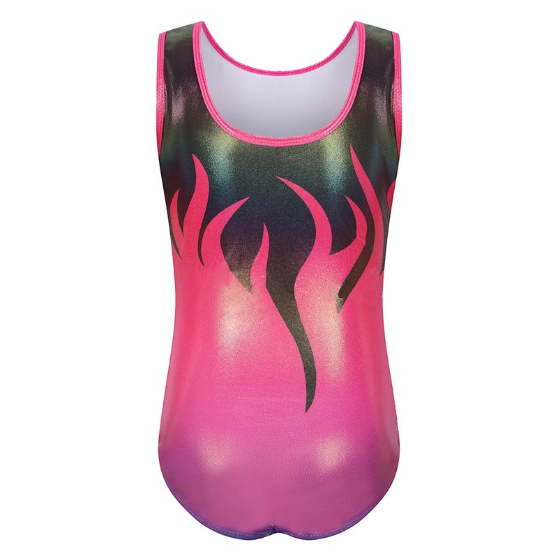 Girls Set Dancewear Outfits Playwear Gymnastics Figure Skating Sleeveless Yoga
