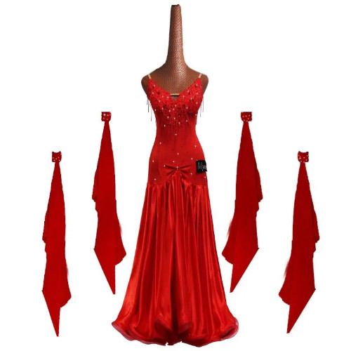Ballroom Dance Standard Skirt Competition Costumes Performing Dress New Adult