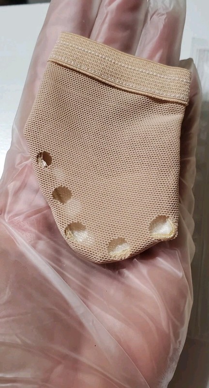 Dance Paws Padded Foot Thong XXS LITE Nude Lyrical Modern Jazz Tiny Dancer Child gallery