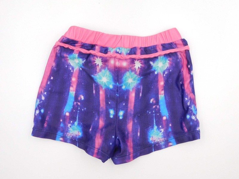 Pre-Owned Shorts Unbranded Medium Child Purple Jazz Tap Galexy